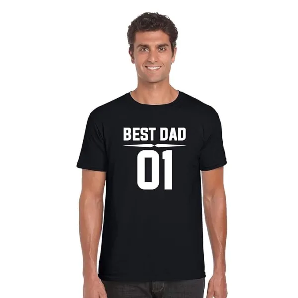 No.1 Dad, Mom, Kid Matching Family T-shirts