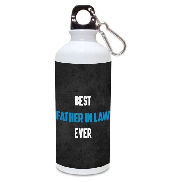 Birthday Gifts Stainless Steel Sipper Water Bottle Funny Teasing Father-in-Law - Gym, Office