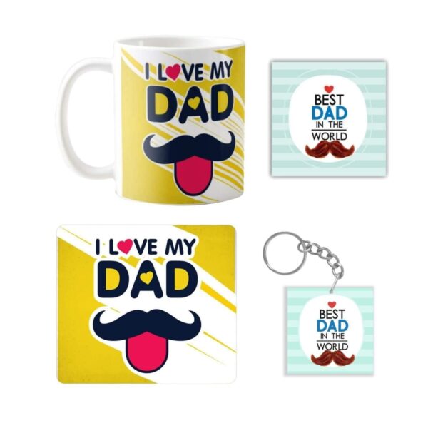 Funky I Love Dad Hamper ( Combo Set of 5)