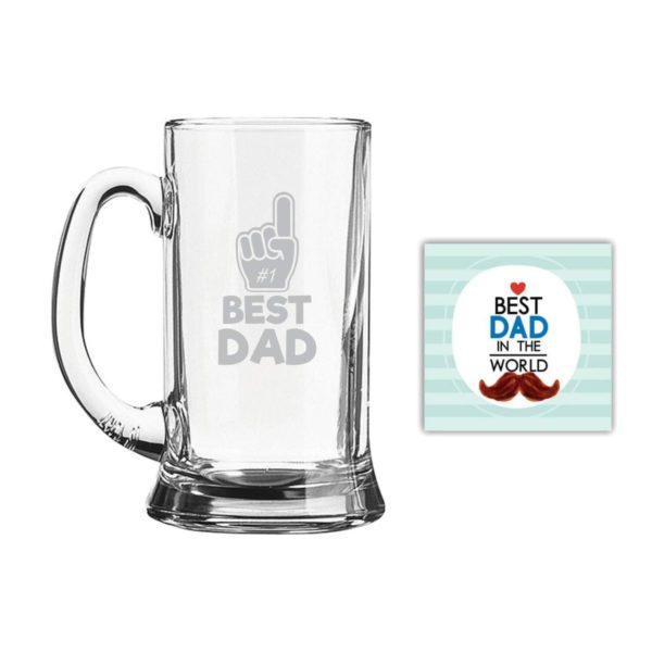 Best Dad Icon Beer Mug