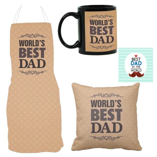Worlds Best Dad Combo Set of 4
