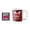 Worlds Best Sis Gift Hamper Set of 3 - Apron, Mug, Coaster