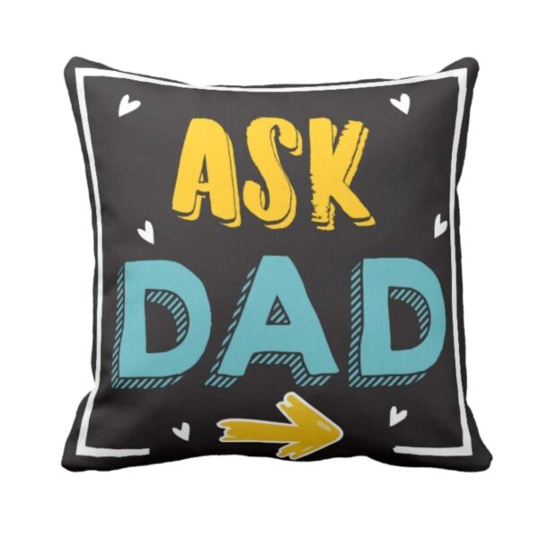 Birthday Gifts for Mom Dad 12 x 12 inches Best Mom Dad in The World Printed Velvet Cushion Cover Throw Pillow