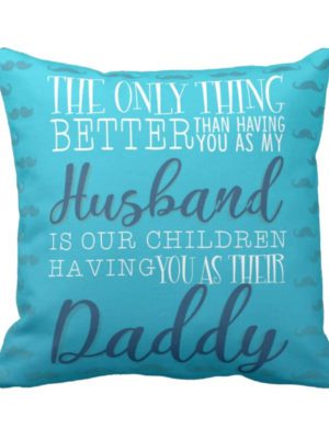 d Daddy Cushion Cover for  - 12X12 inches