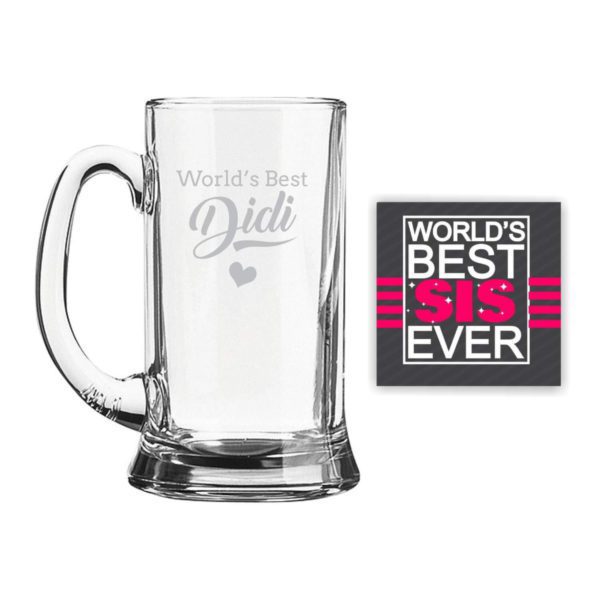 World's Best Didi Engraved Beer Mug