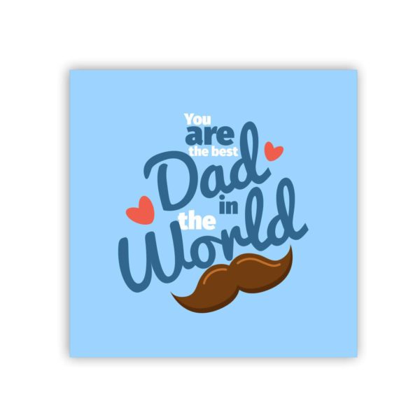 Super Cool Dad Fridge Magnet - Square