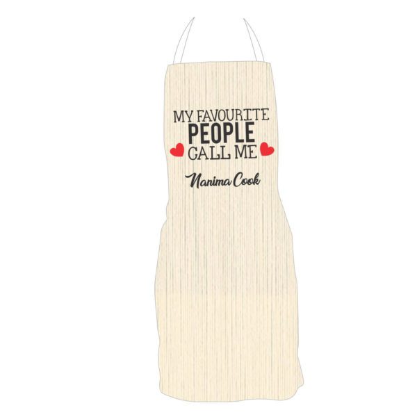 Mothers Day Gifts for Grandmother, My Favourite People Call me Nanima Combo for Grandmother Set of 3 - Apron, Mug,