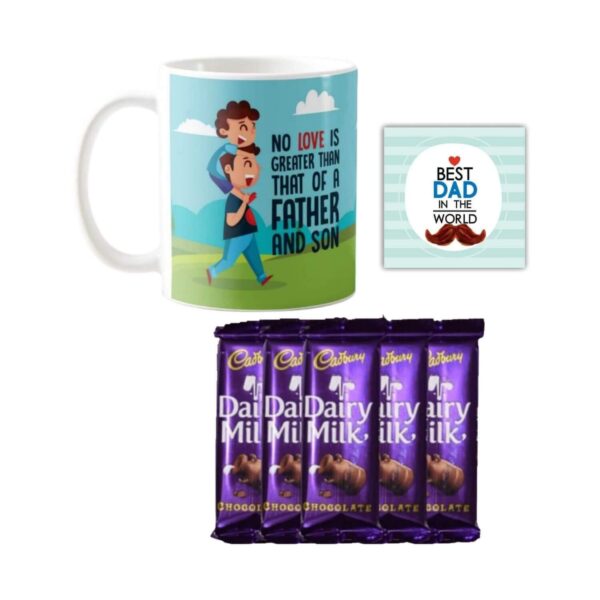 No Love is Greater Than That of A Father and Son Hamper 1 Dairy Milk Silk