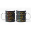 Birthday Gifts for Mom Dad 325 Ml Coffee Mug Set of 2 with Tea Coaster - Starry Beautiful Mother Father