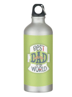 Best Dad in The World Sipper Water Bottle