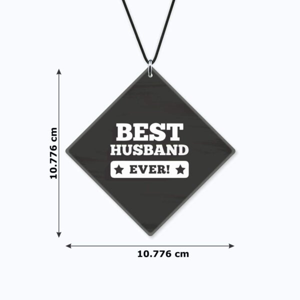 Birthday Gifts Printed Acrylic Car Hanging Accessories for Husband Interior Decoration - Best Husband in The World