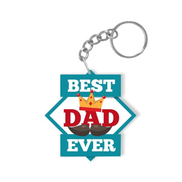 Birthday Gifts Printed Acrylic Keychain Keyring - Nothing Like Hug From Daddy