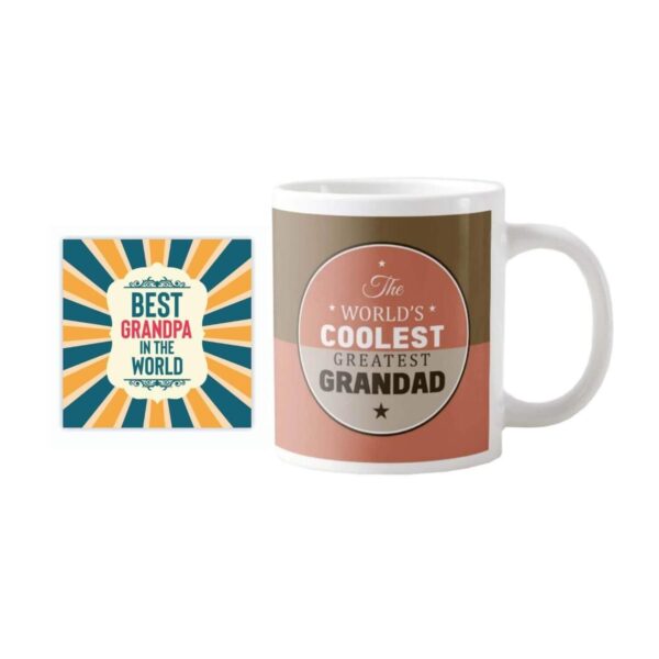 Grandpa, World Coolest Grandad Hamper Set of 5 -
