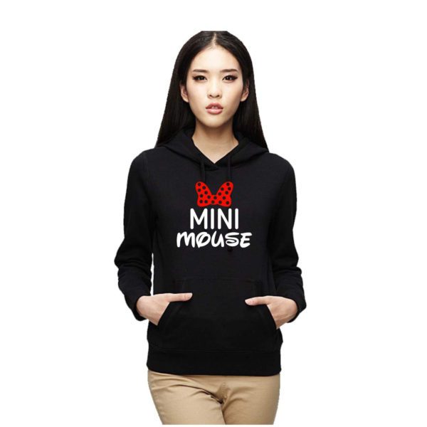 Mama Mouse & Mini Mouse Family Hoodies Set