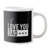 Dad is The Best Coffee Mug with Coaster, Reusable N95 Cup Mask