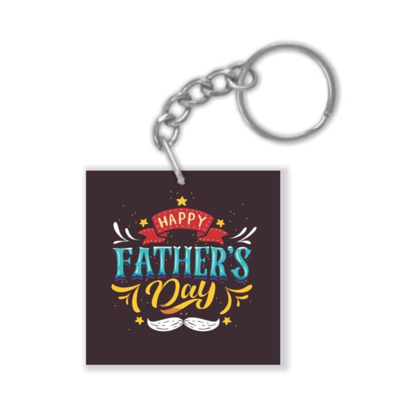 Daddy Husband Protector Hero Keychain