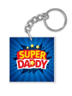 Super Daddy Keychain