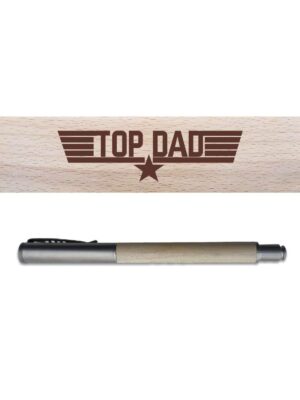Top Dad Topgun Fame Engraved Pen Box