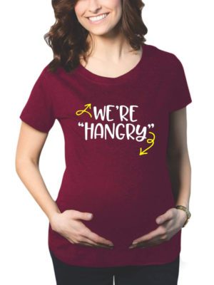 Maternity T-Shirts - Unique Design Hangry