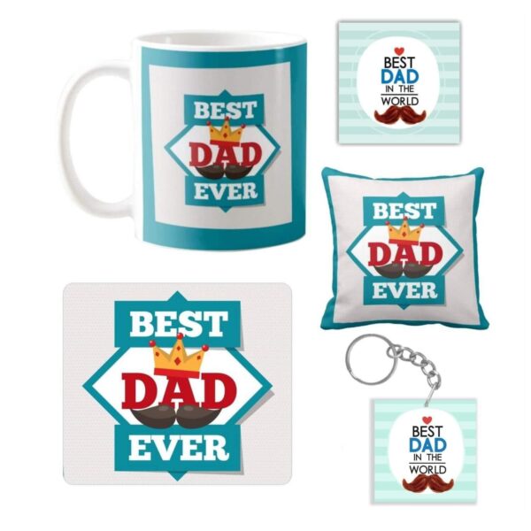 King Best Dad hamper Set of 5