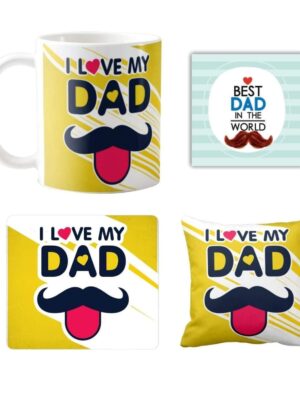 Funky I Love Dad Hamper ( Combo Set of 5)