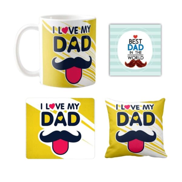 Funky I Love Dad Hamper ( Combo Set of 5)