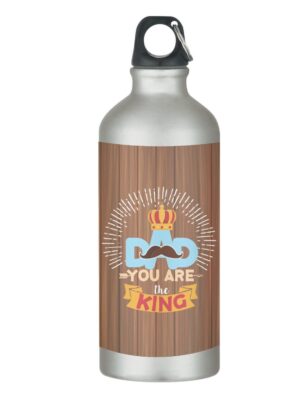 You are King Dad Sipper Water Bottle for Dad Stainless Steel - Gym, Office