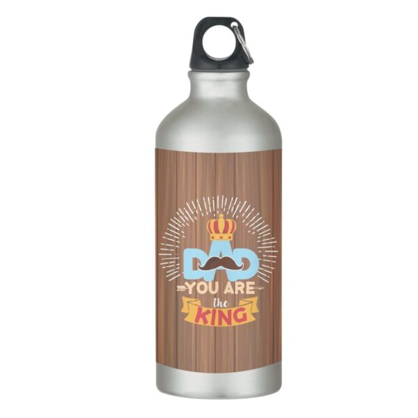 You are King Dad Sipper Water Bottle for Dad Stainless Steel - Gym, Office