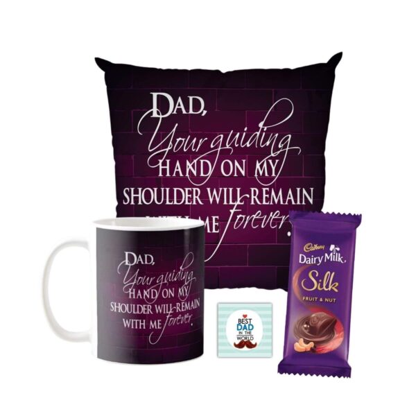Dad You are Guiding Hand On My Shoulder Hamper