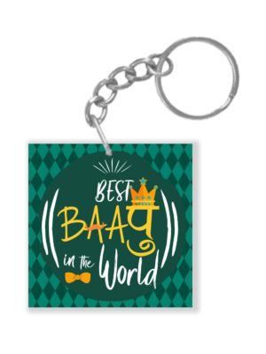 Best Baapu in The World Keychain