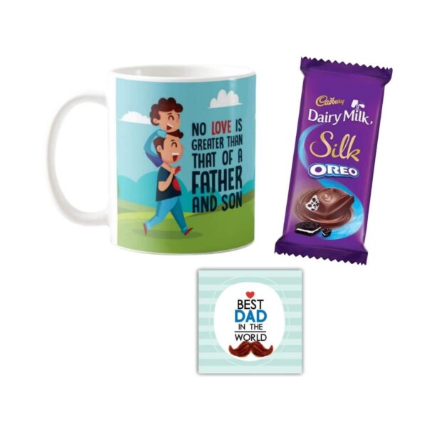 No Love is Greater Than That of A Father and Son Hamper 1 Dairy Milk Silk