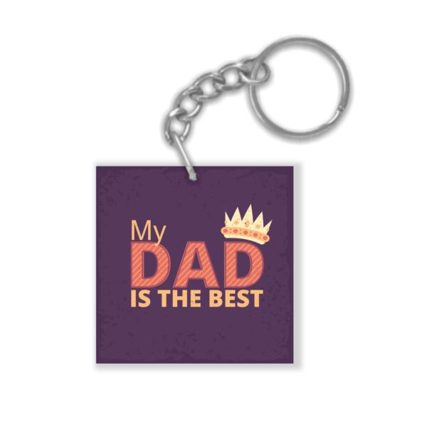 Daddy Husband Protector Hero Keychain