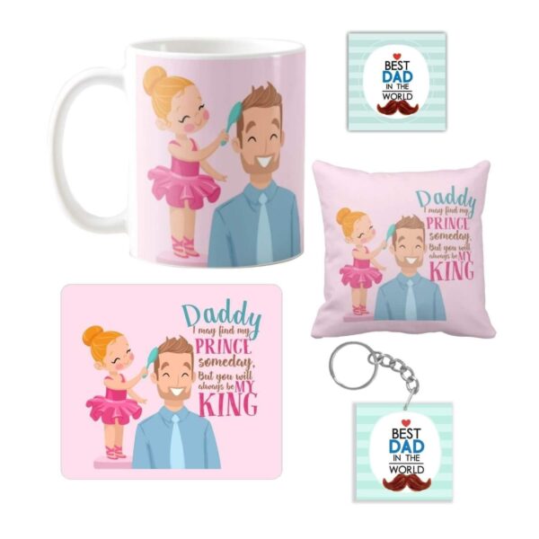 Daddy You Will Always be My King Combo Set of 4