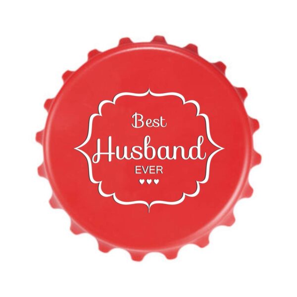 Fridge Magnet with Bottle Opener Only The Best Husbands Get Promoted to Daddy Printed Home Decorative