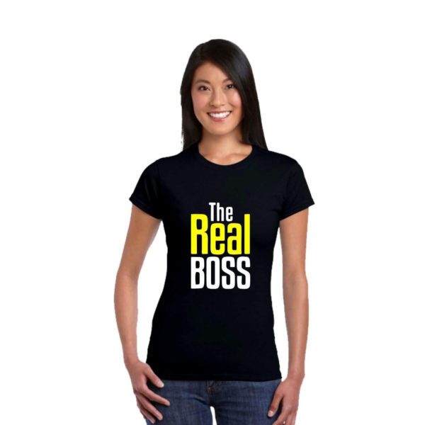 The Boss & The Real Boss Matching Couple T-Shirts