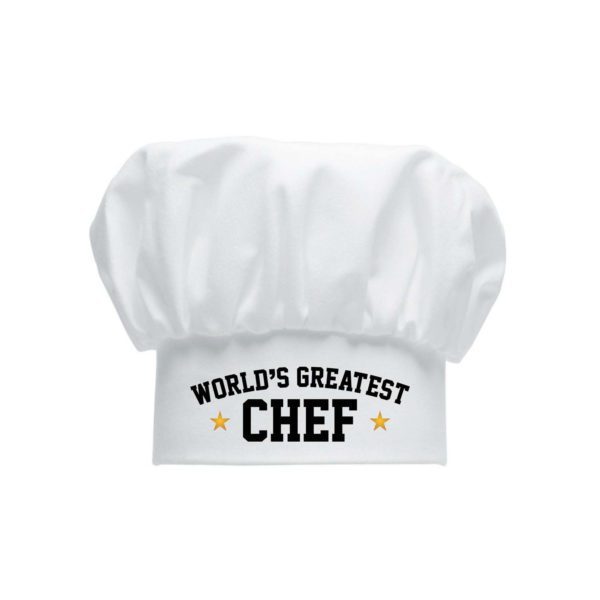 Dad Apron for Father with Chef Hat