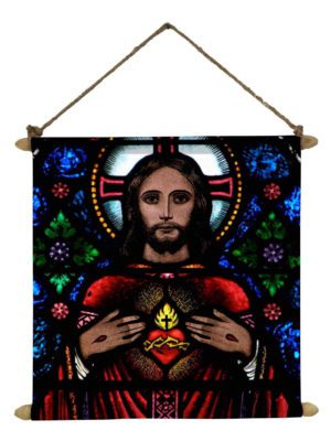 Christian Gifts for Christmas, Loving Lord Jesus Christ Wall Paintings, Hangings Canvas Scroll Poster for Home Decor -