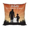 I Am Reflection of You Printed Cushion Cover 12X12 inches for Father