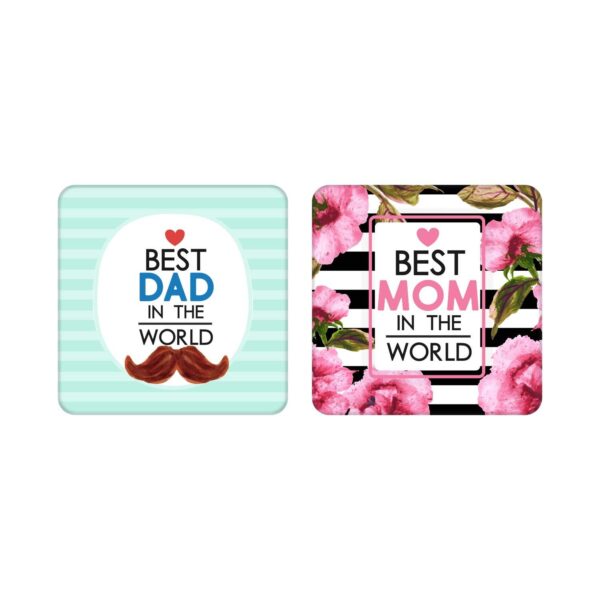 Birthday Gifts for Father 330 ml Mr Right Mrs Always Right Mom Dad Mug with 12x12 inches Cushion Cover,