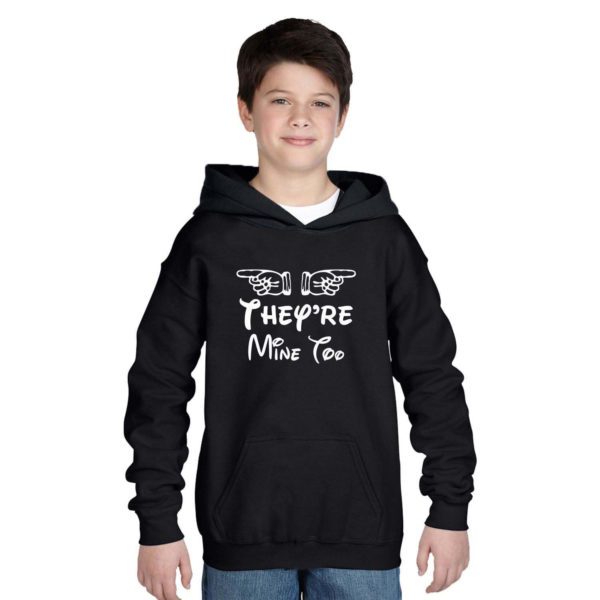 He is Mine, She is Mine, They are Mine Matching Family Sweatshirts- Set of 3