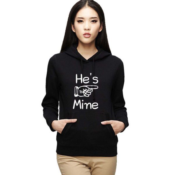 He is Mine, She is Mine, They are Mine Matching Family Sweatshirts- Set of 3