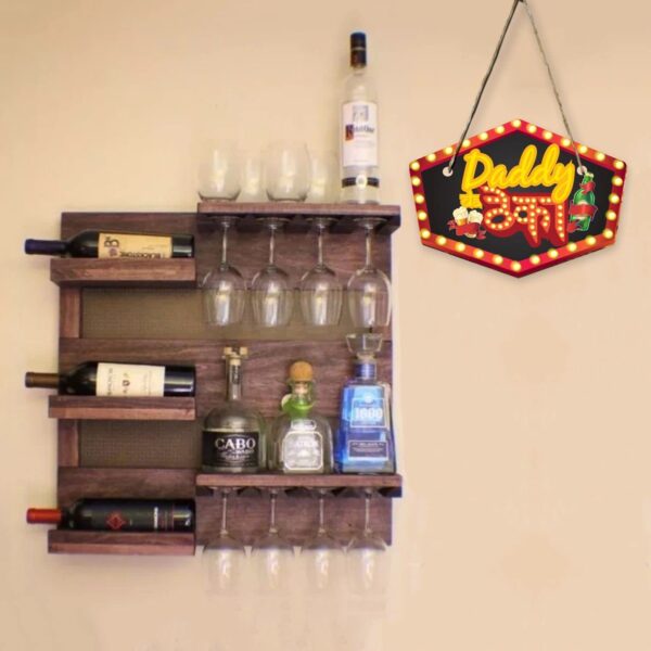 Daddy Da Theka Wall Door Hanging