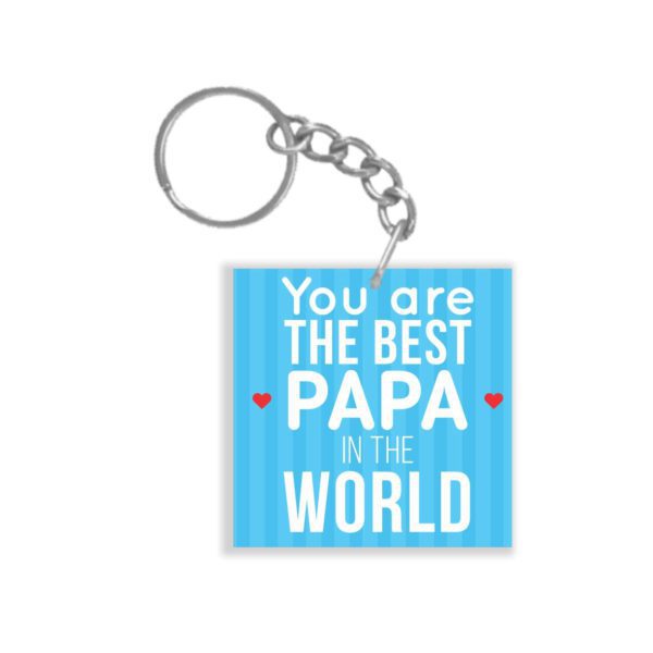 Daddy Husband Protector Hero Keychain