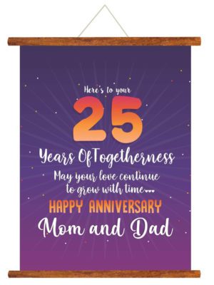 Happy 25th Anniversary Gifts for Parents