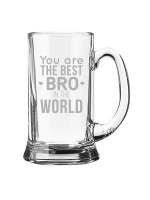 Best Brother in The World Beer Mug