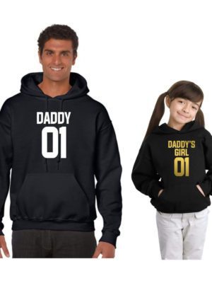 No.1 Daddy's Girl Family Hoodies Set