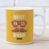 Dad is The Best Coffee Mug with Coaster, Reusable N95 Cup Mask