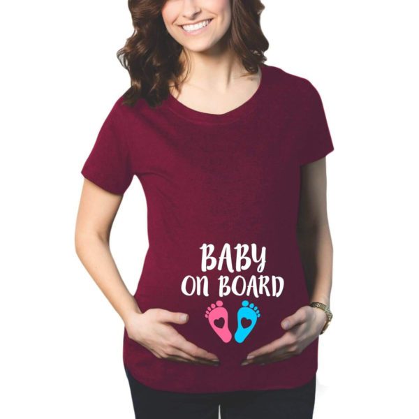 Baby on Board & Only the best Husband Maternity Couple T-Shirts