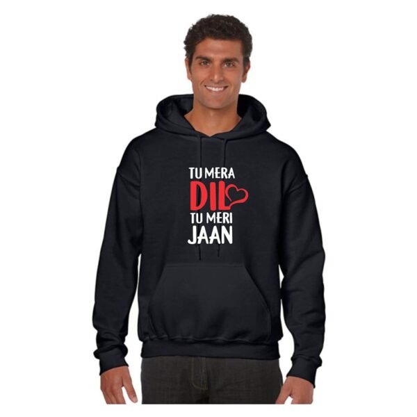 Tu Mera Dil Tu Meri Jaan Oh I Love You Daddy Family Hoodies Set