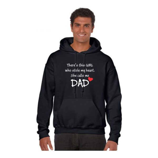 I Stole My Dads Heart Family Hoodies Set